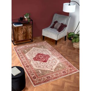 Ultimate Orient 2529 Cream Red Traditional Rug
