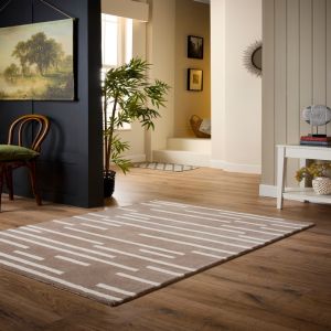 Origins Broken Stripe Pattern Rug