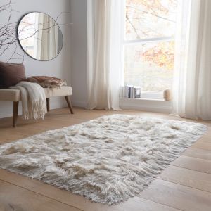 Origins Glamour Deluxe Ivory Stripes Rug