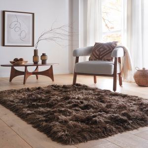 Origins Glamour Deluxe Mocha Stripes Rug