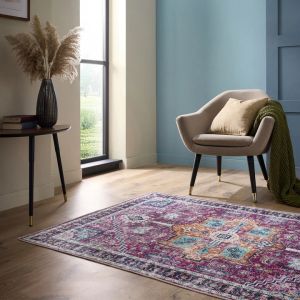 Origins Washable Granada Ruby Household Rug