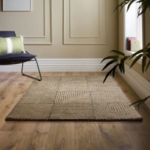 Origins Geometric Sand Stripes Rug