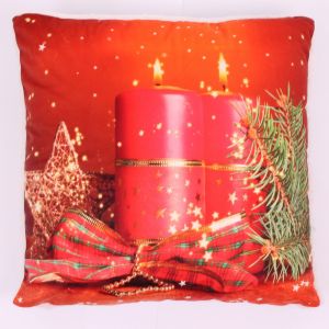 CHRISTMAS CUSHION FESTIVE CANDLES by Ultimate