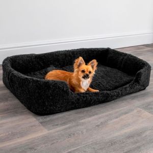 Merino Wool Large Pet Bed - Black by Native