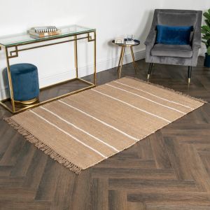 Striped Jute Rug by Native
