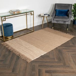 Natural Tones Jute & Cotton Rug by Native