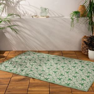 Hexa Outdoor 100% Recycled Rugs Green By RIVA