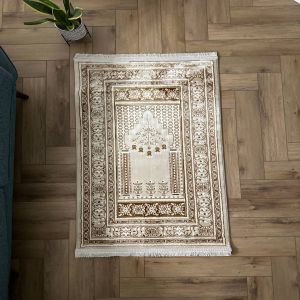 Tranquil Devotion Classic Beige Prayer Mat By The Softsteps