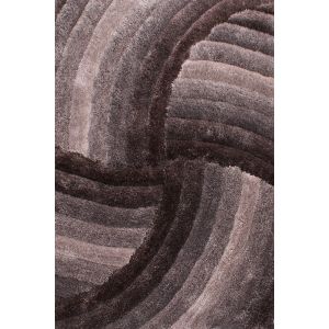 Ultimate Mumbai Grey Modern Shaggy Rug 6