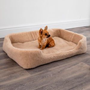 Merino Wool Large Pet Bed - Cappucino by Native 