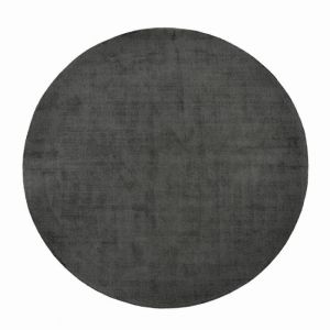 Origins Reef Dark Grey Plain Circle Rug