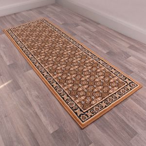 Rug Style Traditional Poly Esta Gold Runner 