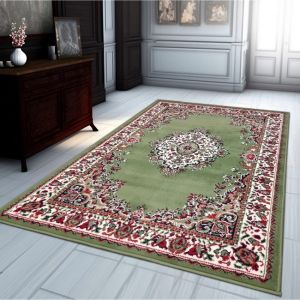 Traditional Rug Green Vintage Classic Design  by Viva Rugs