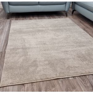 Light Beige Plain Solid Rug  by Viva Rugs