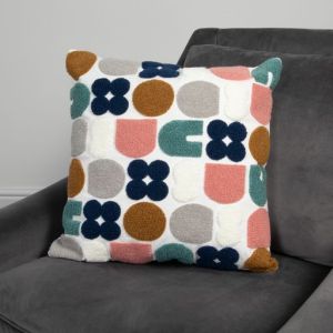 Abstract Shapes Cushion - Feather Filled by Native