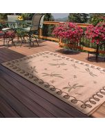 Rug Style Terrace Dragonfly Taupe/Natural Outdoor Rug