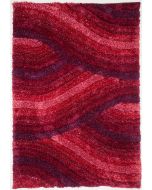 Rugstyle 3D Shaggy Wave Fuchsia Rug / 160/230
