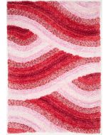 Rugstyle 3D Shaggy Wave Purple Rug / 160/230