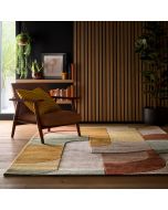 Origins Retro Deco Tan Carved Rug