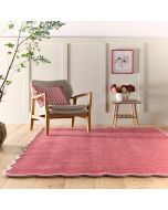 Origins Scalloped Elsie Coral/Lilac Bordered Rug