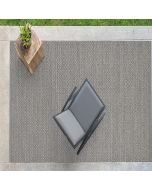 Crystal 8357A Grey Plain Rug by Euro Tapis