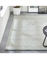 Origins Estelle Sky Grey Geometric Wool Rug