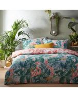 Medinilla Tropical Duvet Cover Set Sage/Blush By RIVA