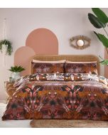 Kaihalulu Floral Printed Reversible Duvet Cover Set Cocoaberry By RIVA