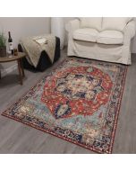 Fenix G4728 Multiple Color Bordered Design Rug by Euro Tapis