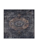 Fenix K6138 Black Abstract Design Rug by Euro Tapis