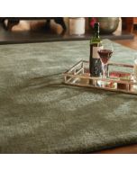 Rug Guru Hush Olive Plain Rug 