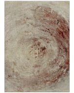 Nautillus Jurassic Red Luxurious Rug By Jackie And The Fish