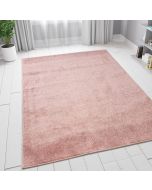 Pink Plain Solid Rug  by Viva Rugs