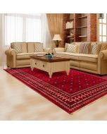 Majestic Elegance: Traditional Red Persian Rug