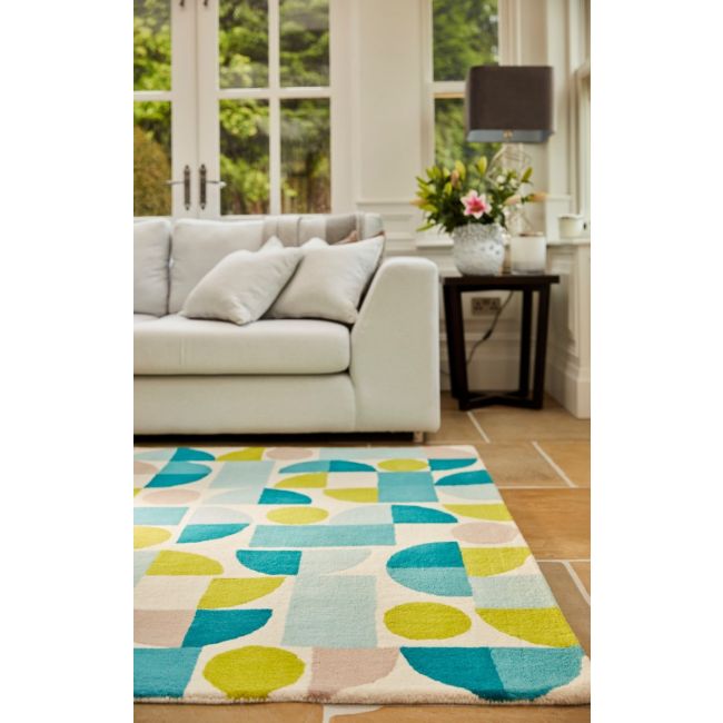 colored rug 1